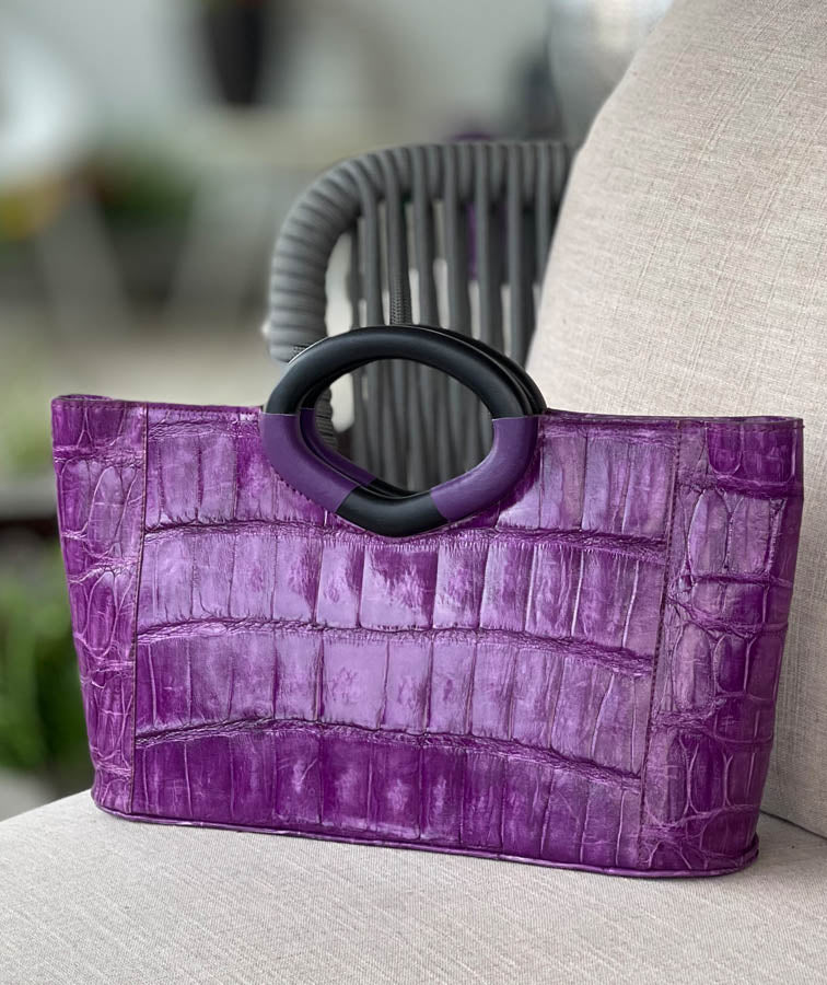Amazon.com: Exotic Genuine Crocodile Skin Women Classic