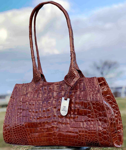 Céline crocodile pochette Brown Exotic leather ref.43103 - Joli Closet